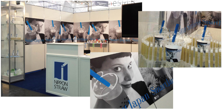 『 日本ストロー株式会社 』drinktec 2013 Messe Munchen（ドイツ・ミュンヘン）出展ブース